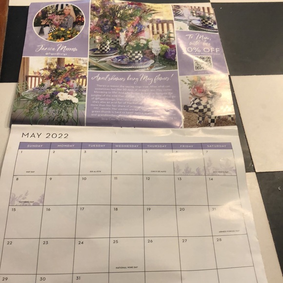 2022 Mackenzie Childs Calendar - Picture 7 of 14